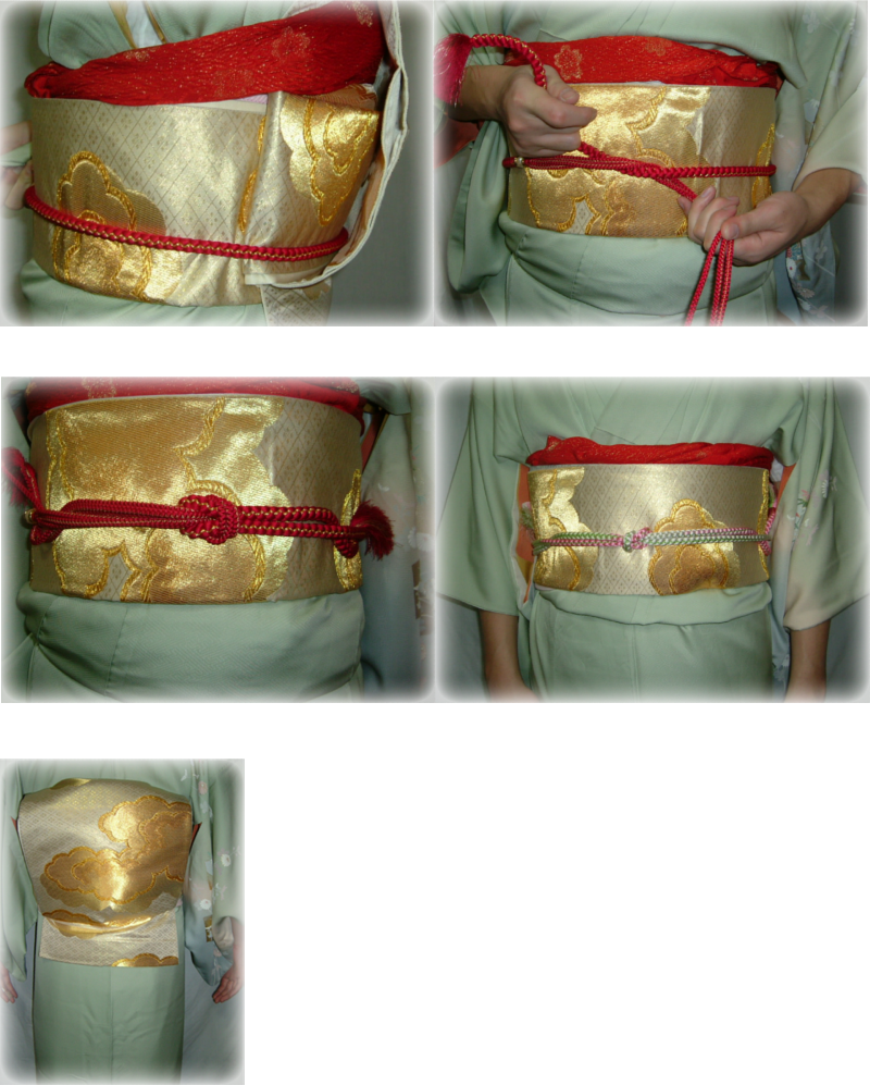 Taiko Musubi, how to tie an obi 14