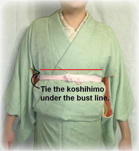 How to tie an obi 1