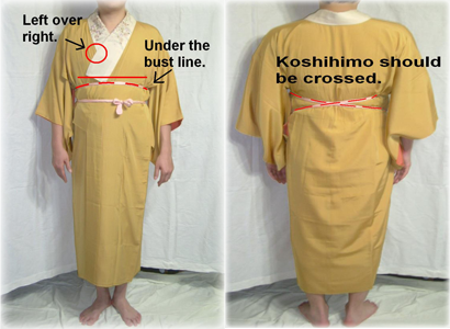 How to wear a kimono 2